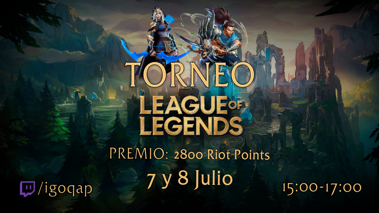 LOL torneo de streamers