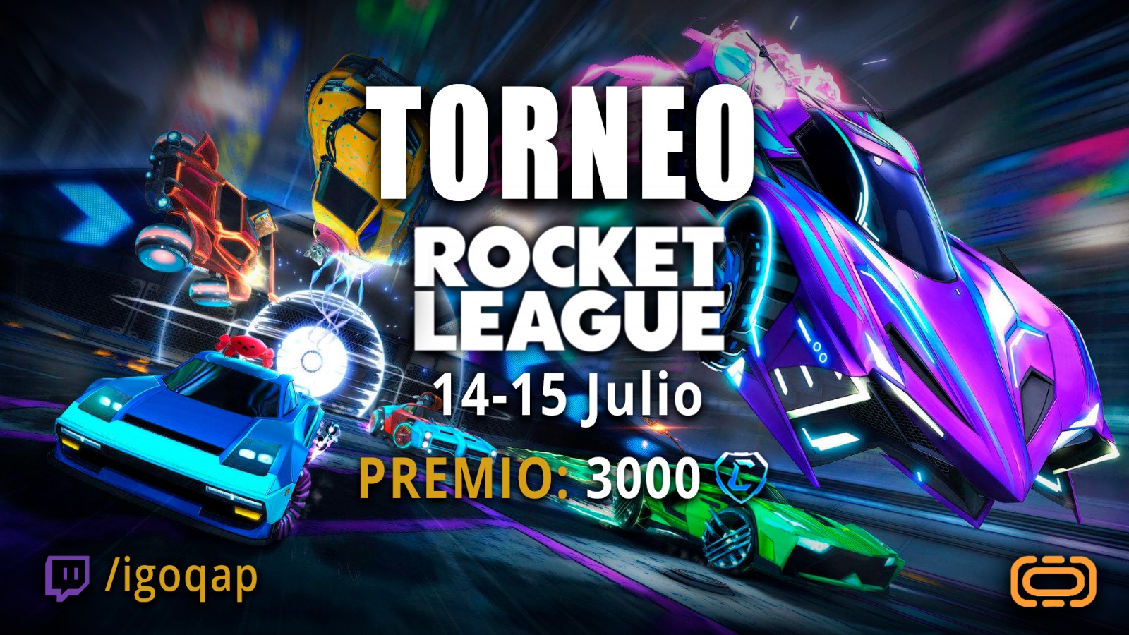 Torneo rocket league twitch streamers