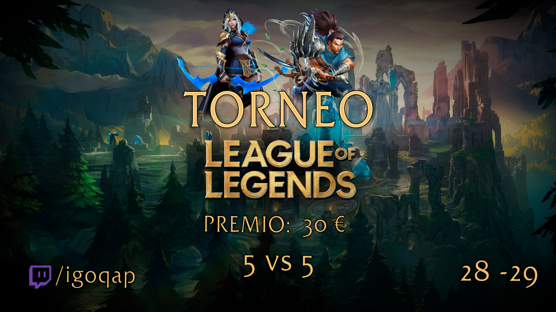 torneo lol de streamers 5vs5